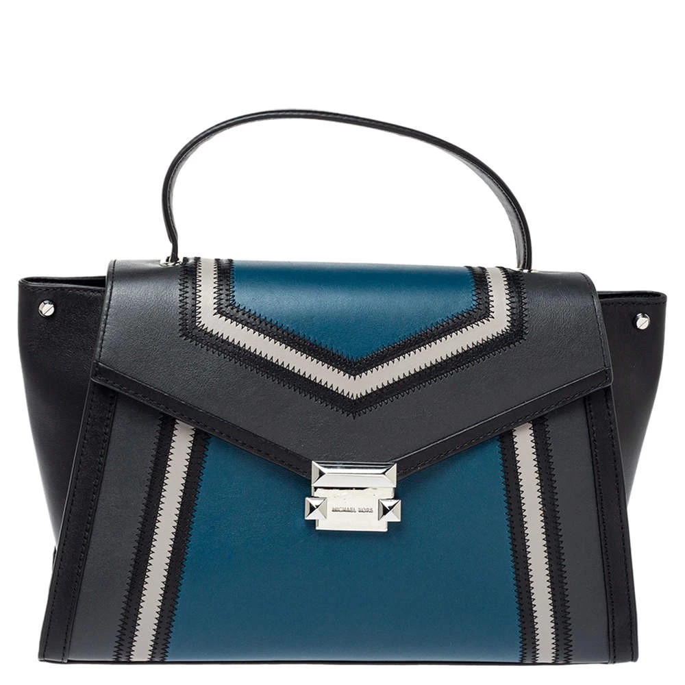 Michael Kors Tri Color Leather Whitney Top Handle Bag For Women