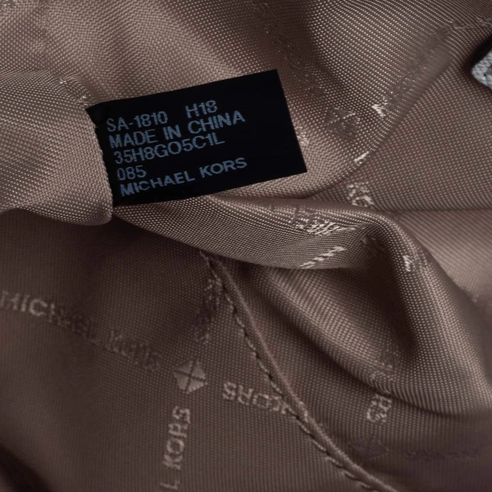 Michael Kors White Leather Studded Sofia Shoulder Bag For Women - Image 9