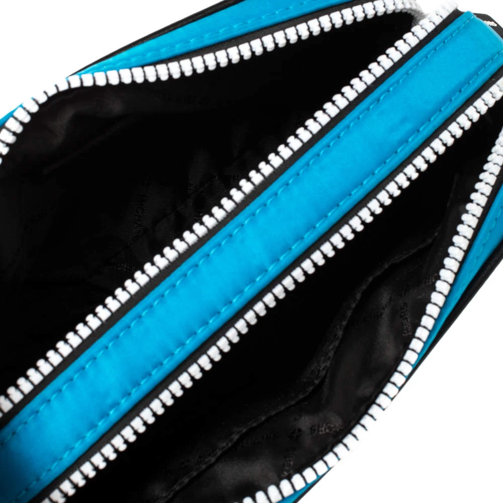 Michael Kors Blue Nylon Small Kenly Camera Crossbody Bag For Women - Image 7