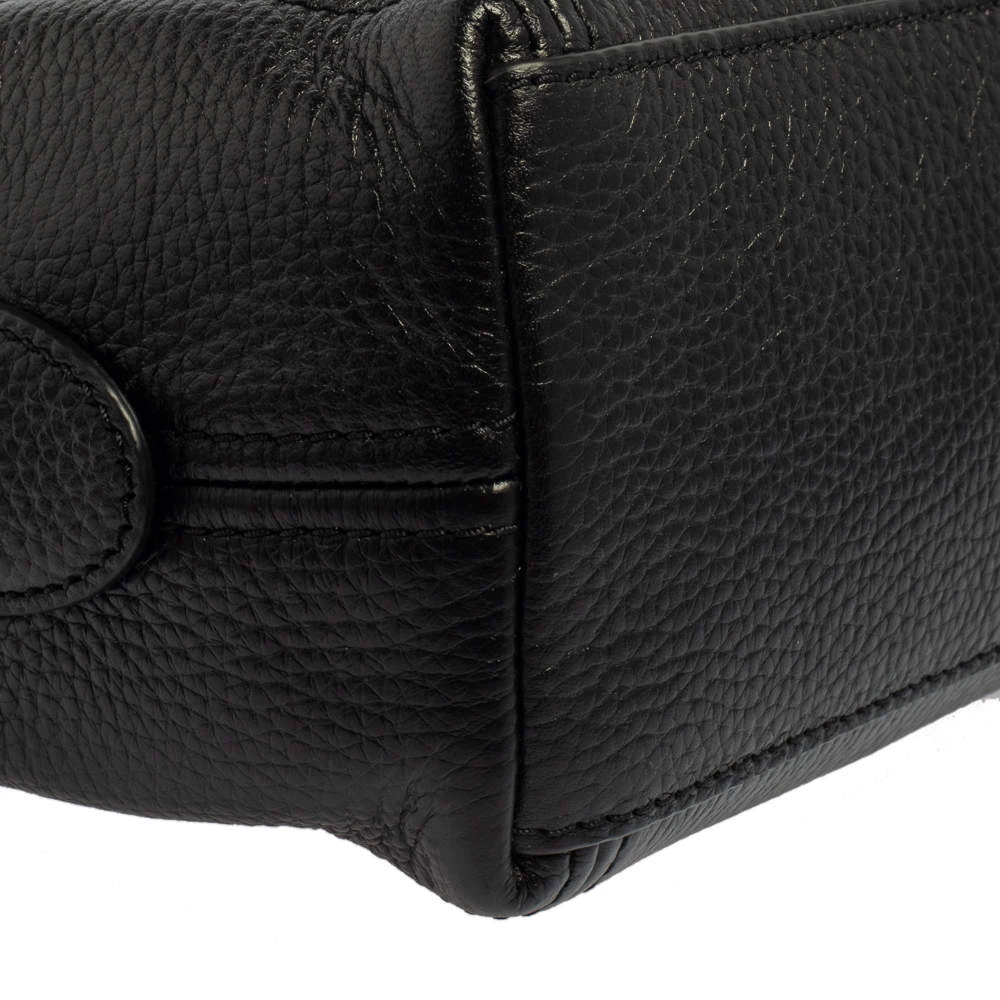 Michael Kors Black Leather Medium Jet Set Chain Shoulder Bag For Women - Image 11