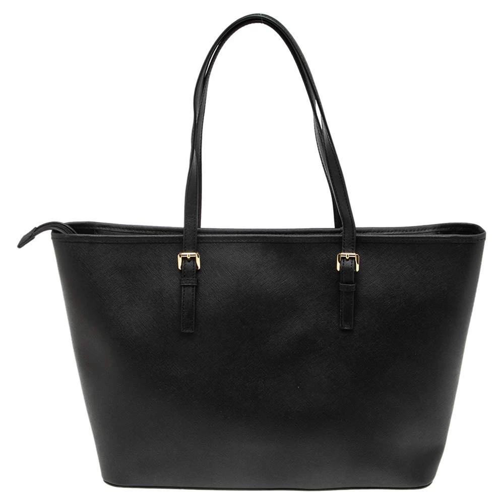 MICHAEL Michael Kors Black Leather Large Jet Set Tote For Women - Image 4