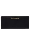 Michael Kors Black Saffiano Leather Bifold Wallet For Women