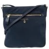 Michael Kors Navy Blue Nylon Large Kelsey Messenger Bag For Women
