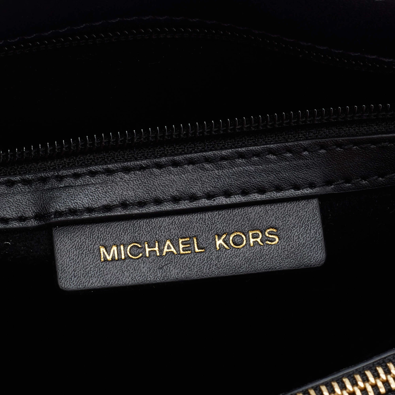 Michael Kors Navy Blue/Black Leather Small Tatiana Satchel For Women - Image 8