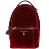 Michael Kors Marroon Velvet Mini Kelsey Backpack For Women