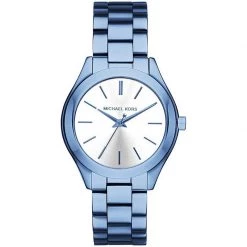 Michael Kors Silver Stainless Steel Runway MK3674 Women's Wristwatch 33MM For Women