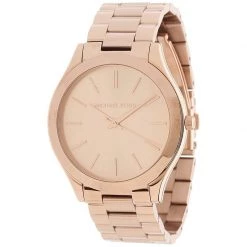 Michael Kors Rose Gold Plated Steel Runway MK3197 Women's Wristwatch 42MM For Women