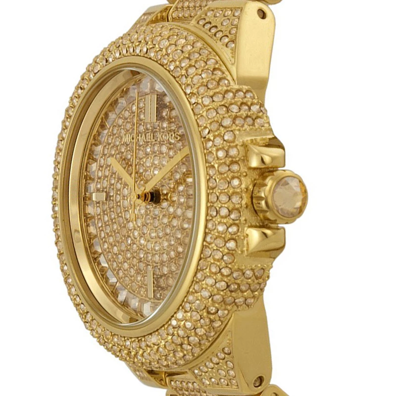 Michael Kors Yellow Gold Plated Steel Camille MK5720 Women's Wristwatch 43MM For Women - Image 2