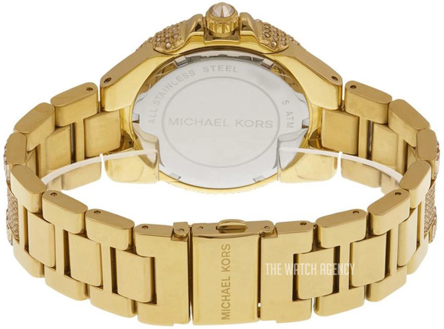 Michael Kors Yellow Gold Plated Steel Camille MK5720 Women's Wristwatch 43MM For Women - Image 4