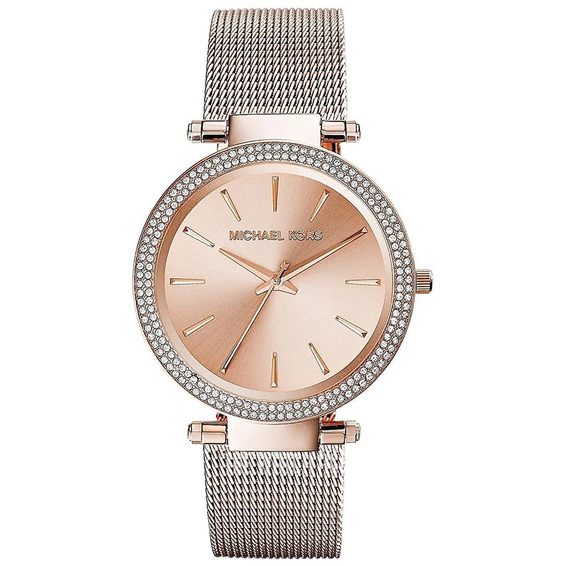 Michael Kors Rose Gold Plated Steel Darci MK3369 Women's Wristwatch 39MM For Women