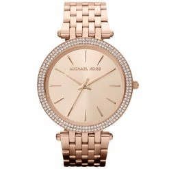 Michael Kors Rose Gold Plated Steel Darci MK3192 Women's Wristwatch 39MM For Women