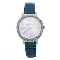 Michael Kors Mother Of Pearl Stainless Steel Leather Cinthia MK2661 Women's Wristwatch 33 Mm For Women