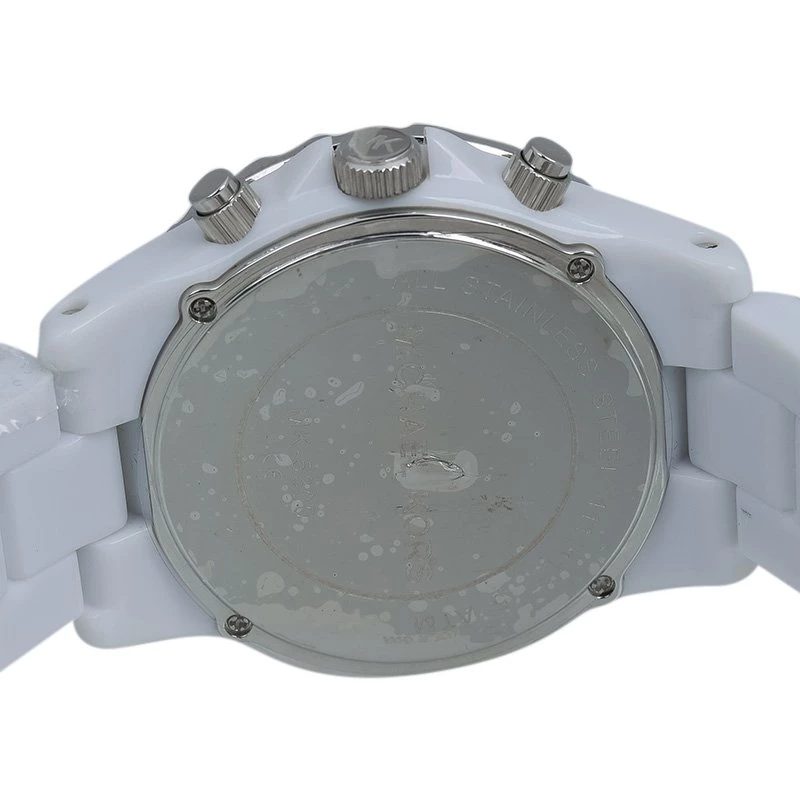 Michael Kors Silver Stainless Steel And Acetate Madison MK5300 Women's Wristwatch 39MM For Women - Image 4