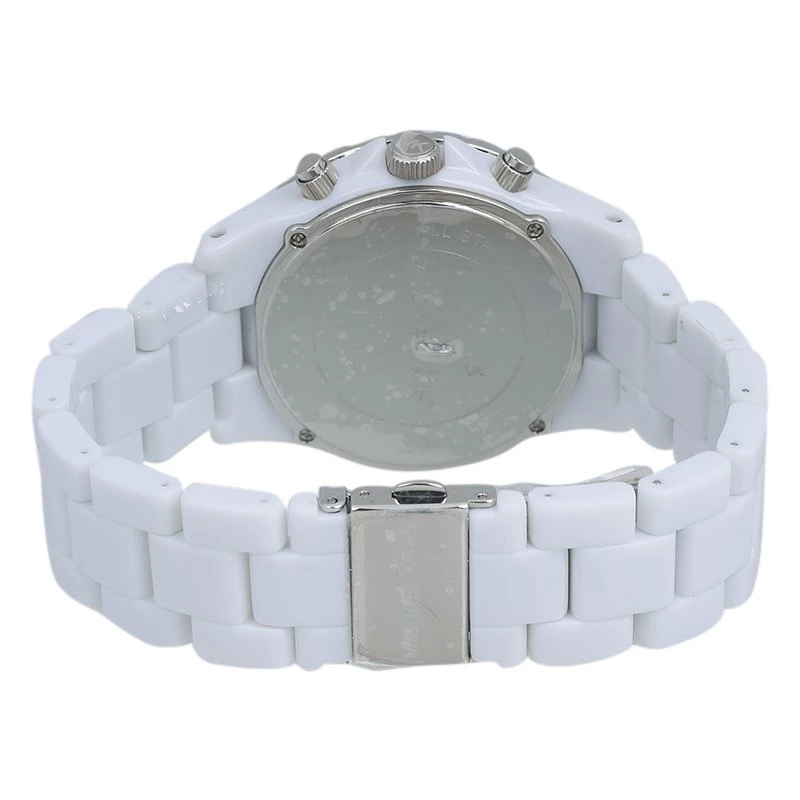 Michael Kors Silver Stainless Steel And Acetate Madison MK5300 Women's Wristwatch 39MM For Women - Image 5