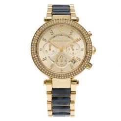Michael Kors Champagne Gold-Plated Stainless Steel MK6238 Women's Wristwatch 39MM For Women