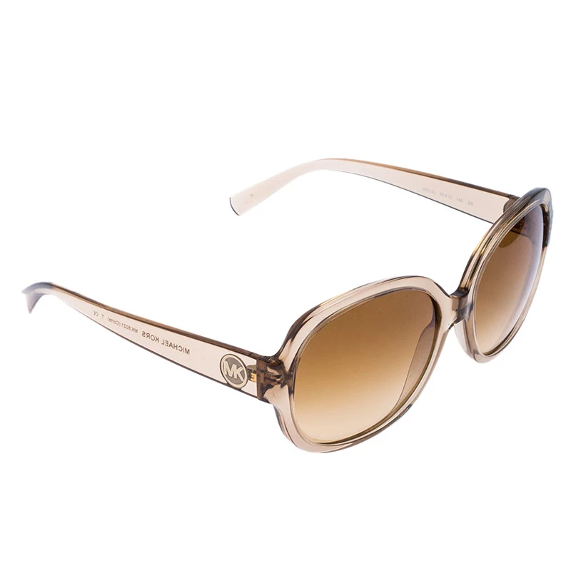 Michael Kors Beige/Brown Gradient MK 6021 Corte Oversized Square Sunglasses For Women