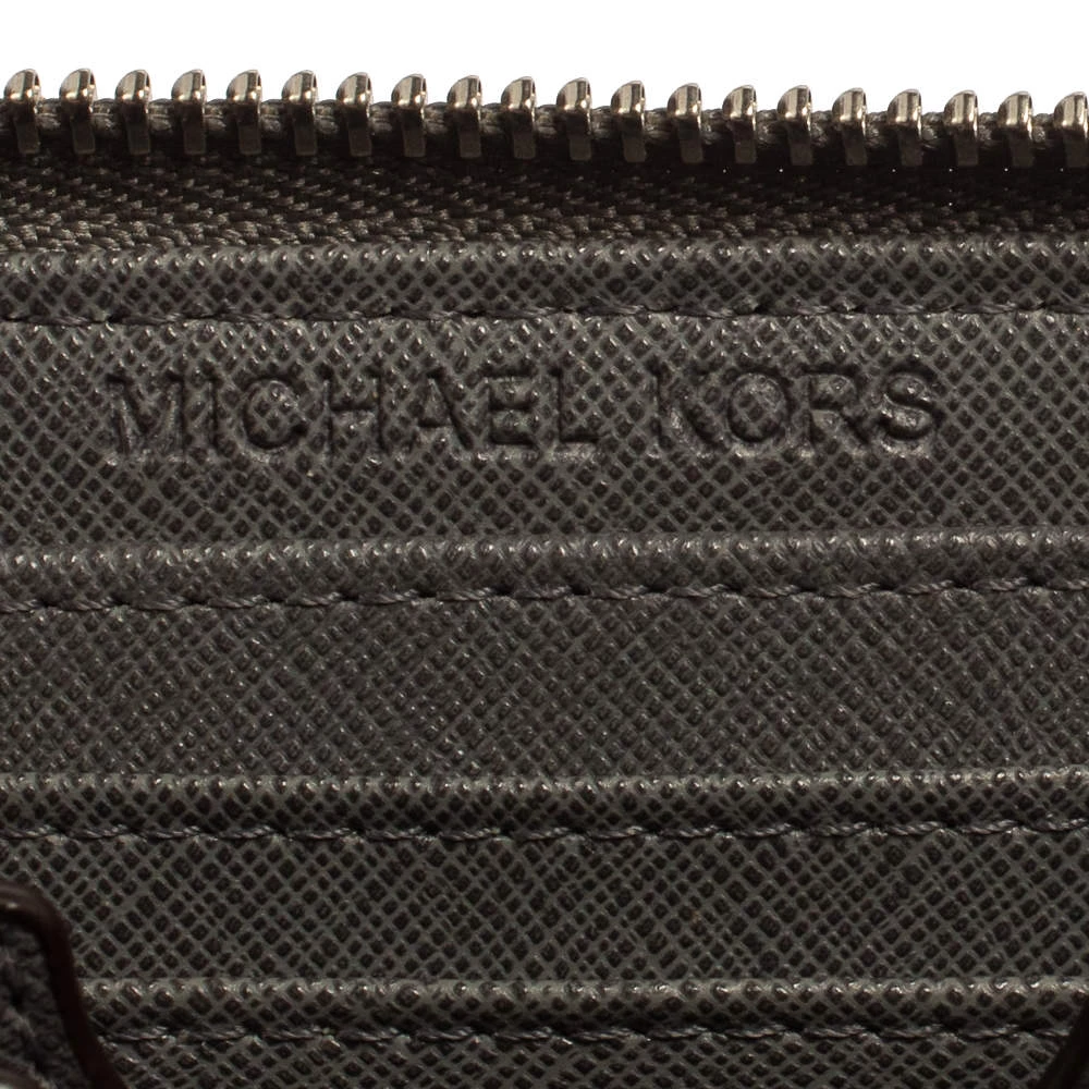 Michael Kors Grey Python Embossed Leather Multi Function Wristlet Phone Case For Women - Image 7