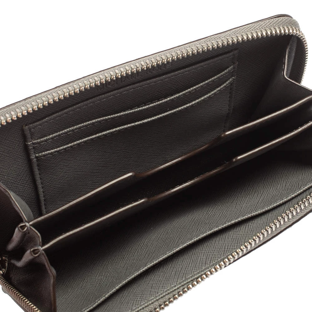 Michael Kors Grey Python Embossed Leather Multi Function Wristlet Phone Case For Women - Image 2