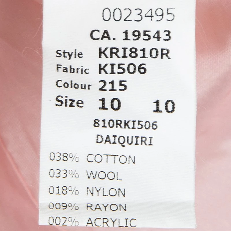 Michael Kors Pink Tweed Sequin Embellished Skirt Suit L For Women - Image 8