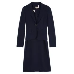 Michael Kors Plum Wool Dress Suit S For Women