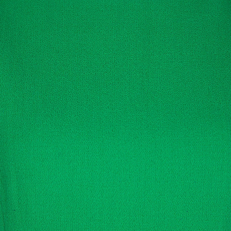 Michael Kors Green Wool Sleeveless Sheath Dress L For Women - Image 4