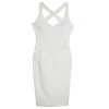 Michael Kors White BodyCon Crossback Sheath Dress S For Women