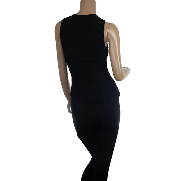 Michael Kors Collection Black Embellished Top S For Women - Image 3