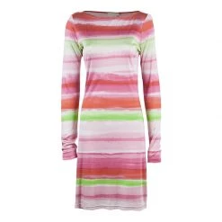Michael Kors Multicolor Striped Dress M For Women