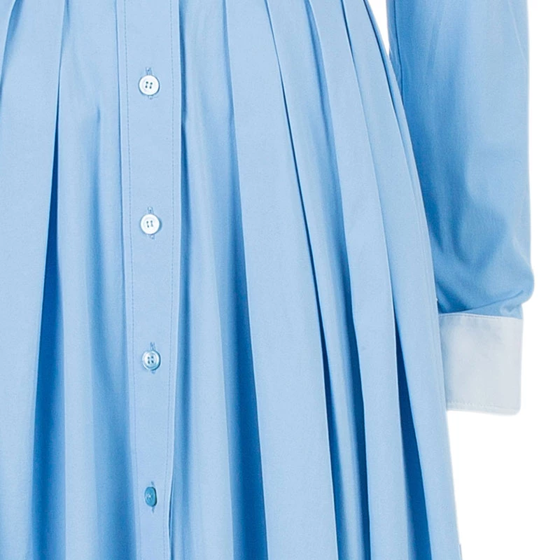 Michael Kors Blue Shirt Dress M For Women - Image 6