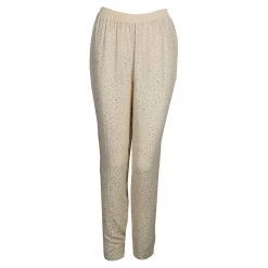 Michael Kors Beige Swarovski Embellished Pants S For Women