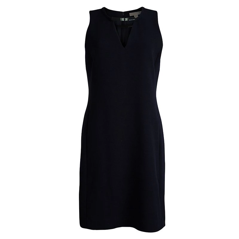 Michael Kors Navy Blue Sleeveless Shift Dress M For Women