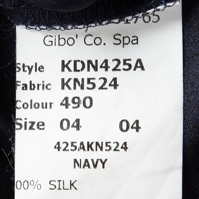 Michael Kors Navy Blue Satin Ruffle Detail Backless Maxi Dress S For Women - Image 6