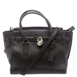 Michael Kors Dark Brown Leather Hamilton Satchel For Women