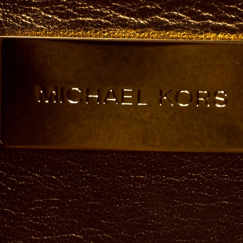 Michael Kors Off White Leather Studded Crossbody Bag For Women - Image 8