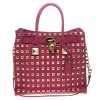 Michael Kors Pink Leather Large Studded Hamilton Tote For Women
