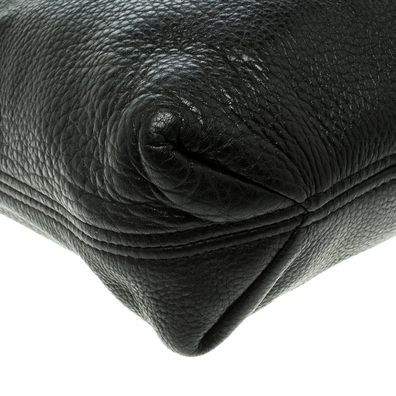 Michael Kors Black Leather Weston Shoulder Bag For Women - Image 10