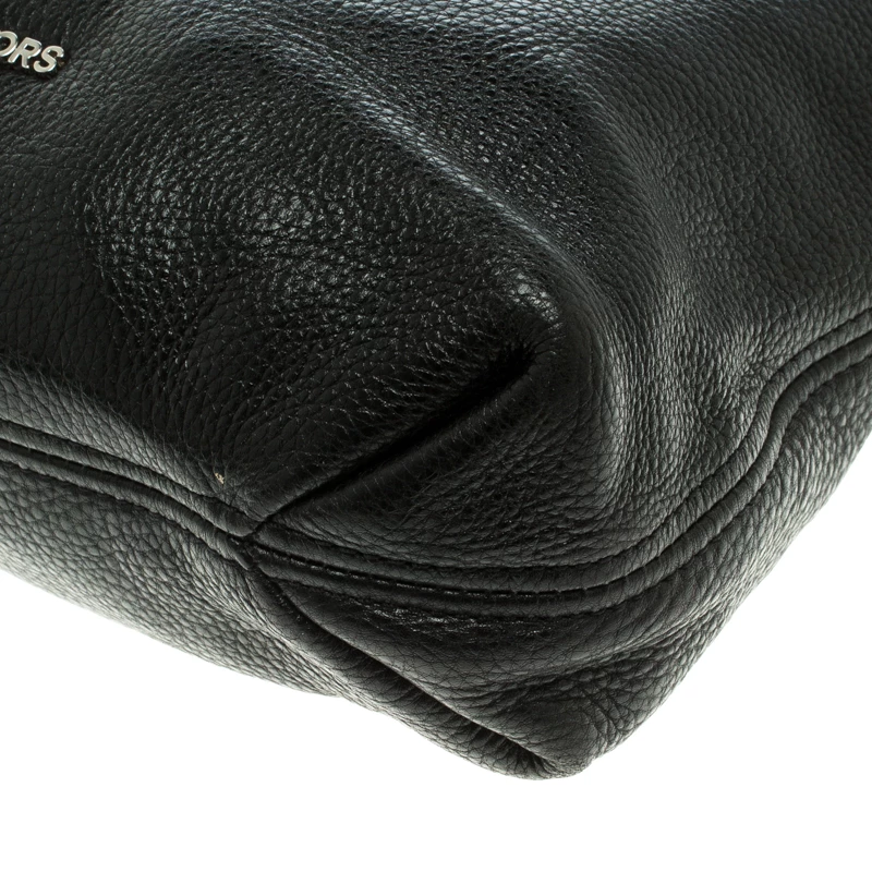 Michael Kors Black Leather Weston Shoulder Bag For Women - Image 11