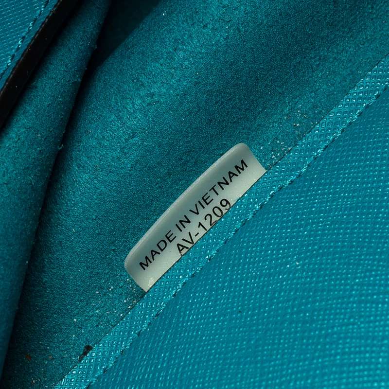 Michael Kors Teal Blue Saffiano Leather Jet Set Shopping Tote For Women - Image 8