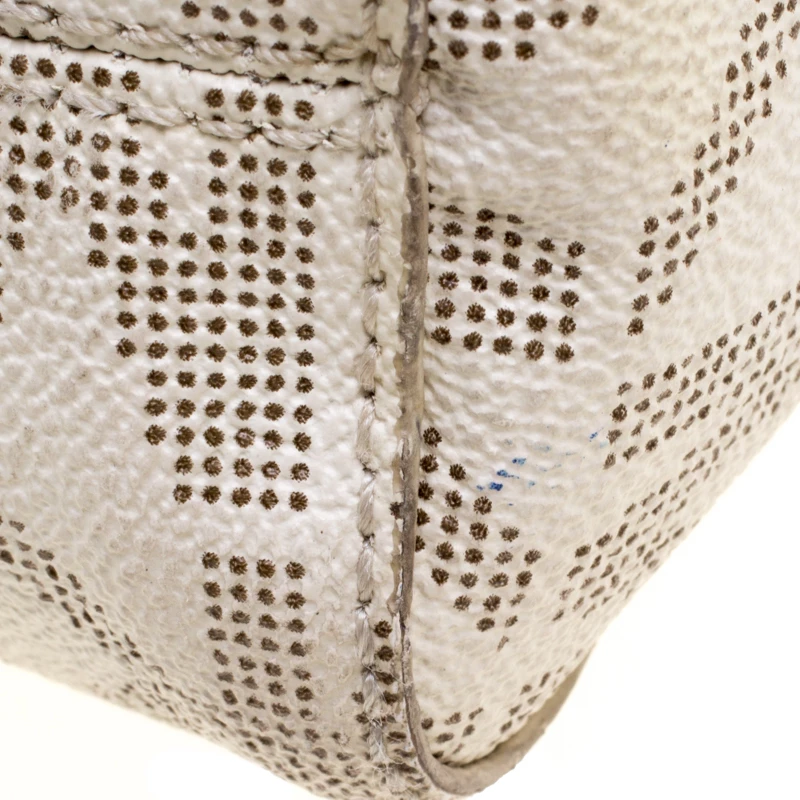 Michael Kors Off White Jet Set North South PVC Tote For Women - Image 13