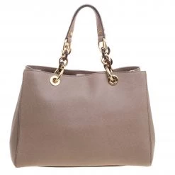 Michael Kors Beige Leather Tote For Women