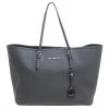 Michael Kors Grey Leather Jetset Tote For Women