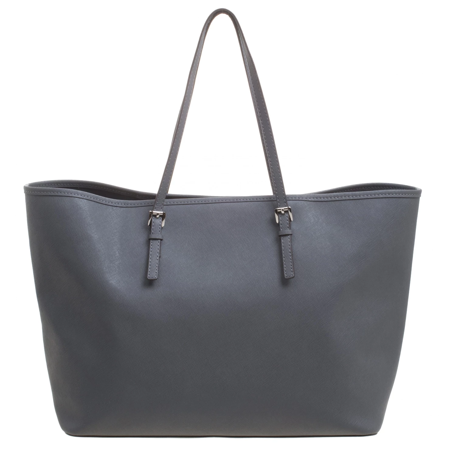 Michael Kors Grey Leather Jetset Tote For Women - Image 4