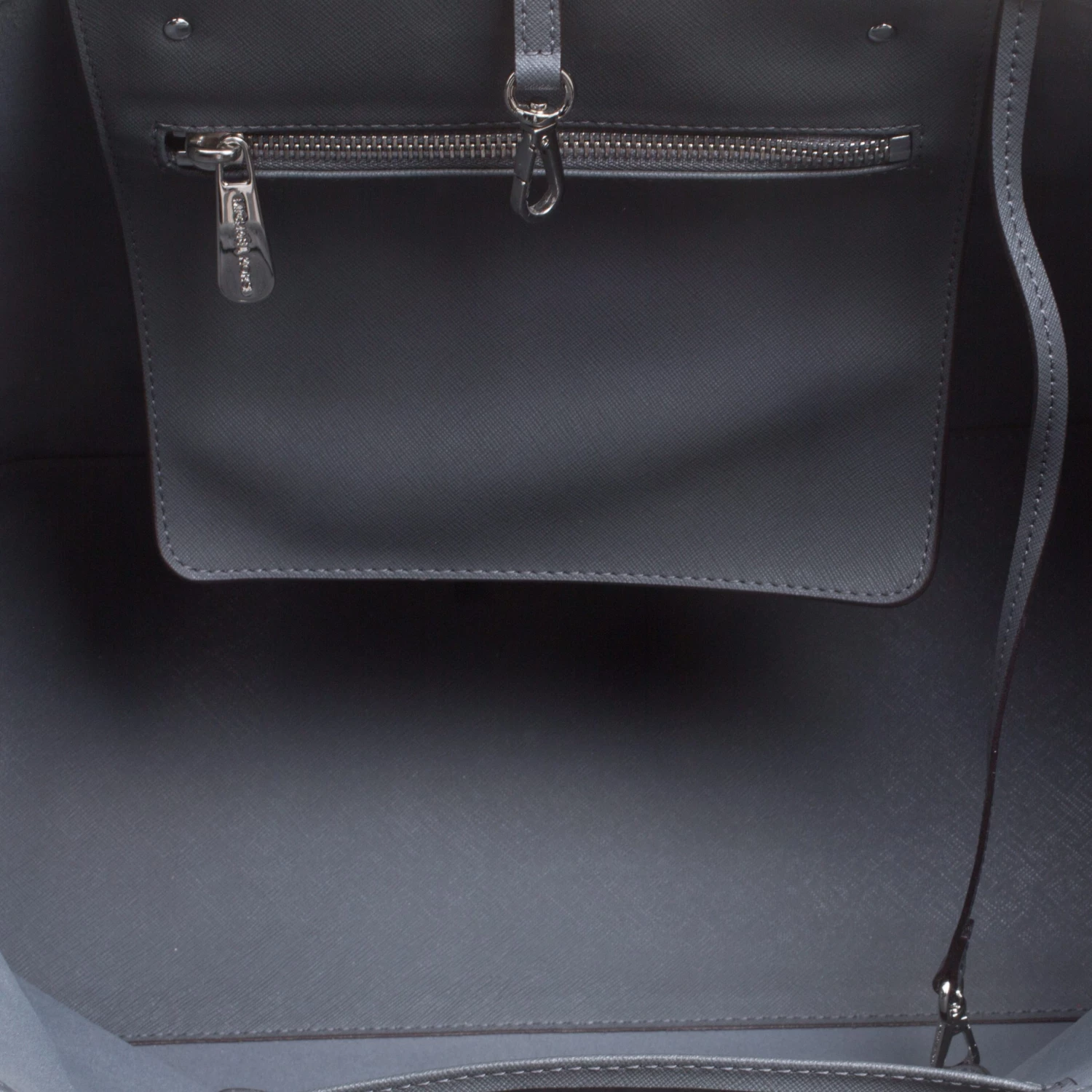 Michael Kors Grey Leather Jetset Tote For Women - Image 7