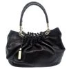 Michael Kors Black Leather Skorpios Tote For Women
