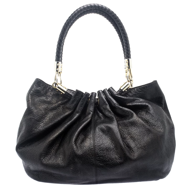 Michael Kors Black Leather Skorpios Tote For Women - Image 4
