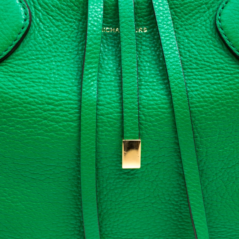 Michael Kors Green Soft Leather Miranda Tote For Women - Image 5