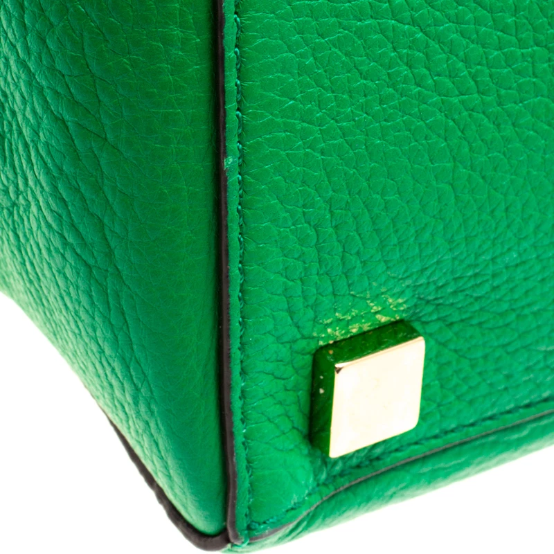 Michael Kors Green Soft Leather Miranda Tote For Women - Image 11