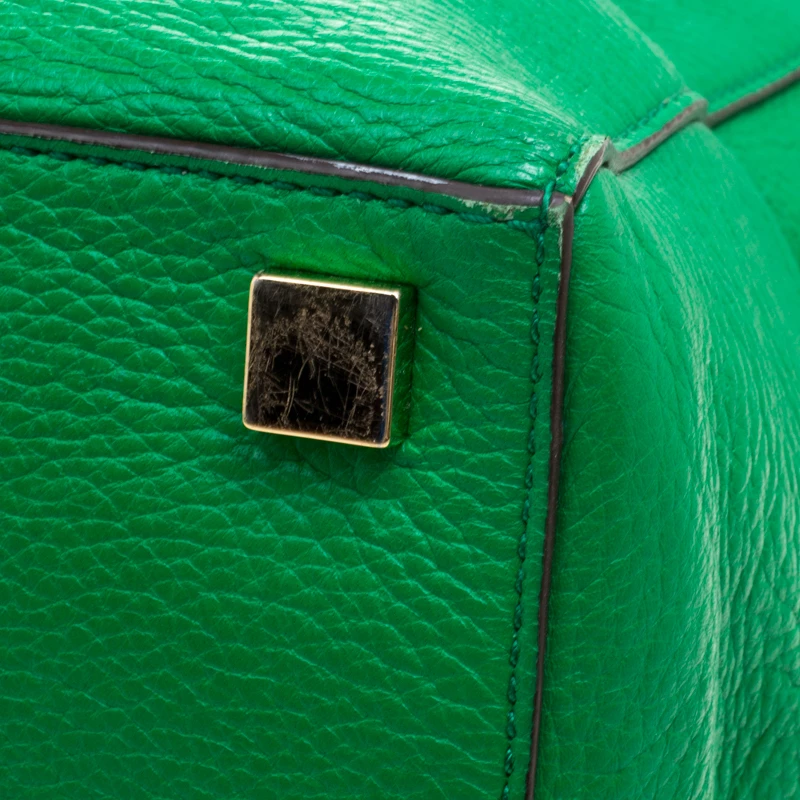 Michael Kors Green Soft Leather Miranda Tote For Women - Image 12