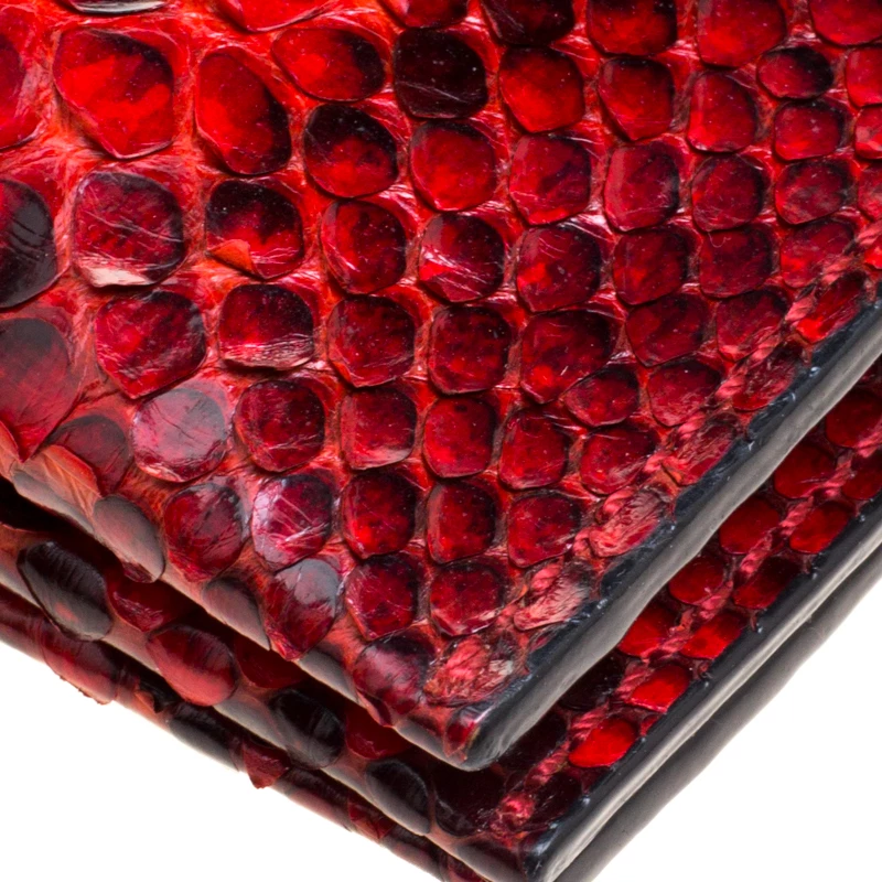 Michael Kors Red Python Crossbody Bag For Women - Image 11