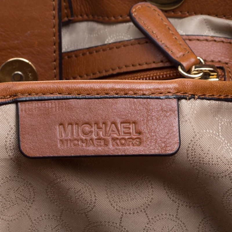 Michael Kors Off White Canvas Cynthia Tote For Women - Image 8